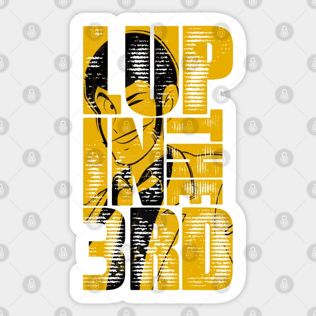 066 Lupin Font Sticker by Yexart